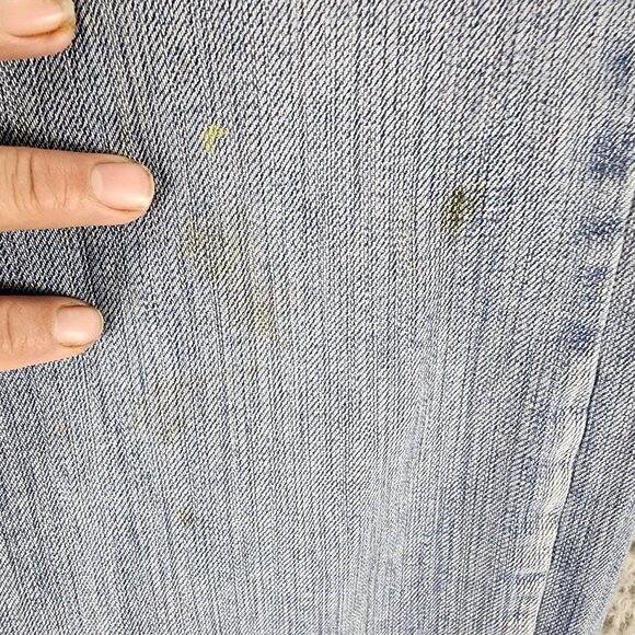 Rock & Roll Denim Jeans Mens 34x38 Blue Pistol Straight Leg *Read* - Picture 2 of 16